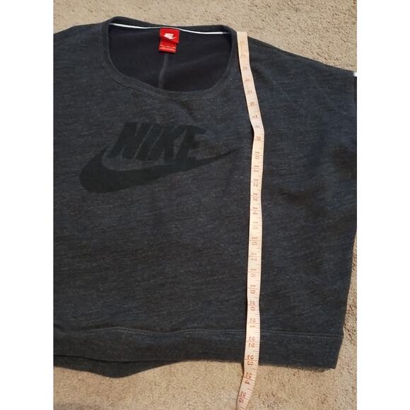 Nike Pull Over Sweat Shirt Dark Gray District 72 Crewneck Size XL #545554-032 - Picture 6 of 7